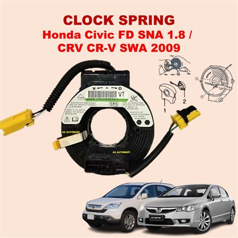 ORIGINAL Honda Civic FD SNA 1 8 CRV CR V SWA 2009 Spring Cable Clock