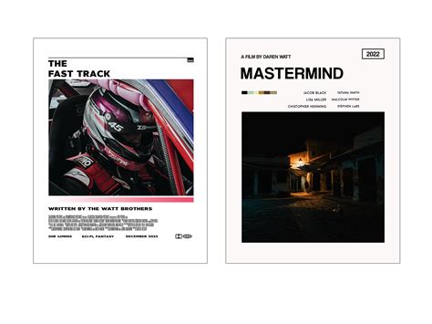 Movie Posters 2 by Daren Watt on Dribbble