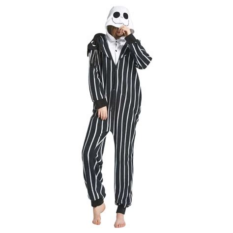 Jack Skellington Onesie Adult Cosplay Costumes Pajamas Kigurumi Allonesie