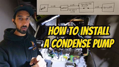 How To Install And Wire Up A Condensate Pump Youtube