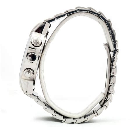 St Dupont Stainless Steel Chronograph Water Resistant Quartz Wristwatch