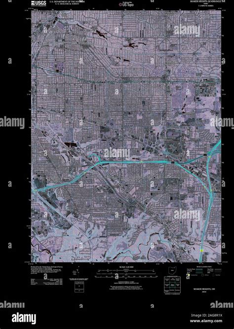 Shaker heights ohio map hi-res stock photography and images - Alamy