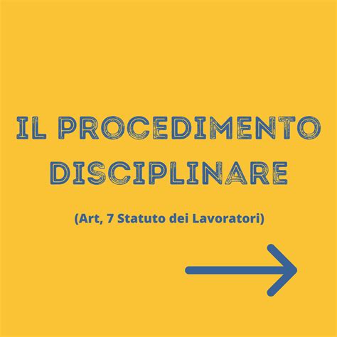 Il Procedimento Disciplinare Studio D Alessio Consulente Del Lavoro