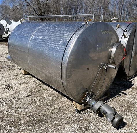 Used Agitated Tank Approximately Gallon Stainless Steel Ver