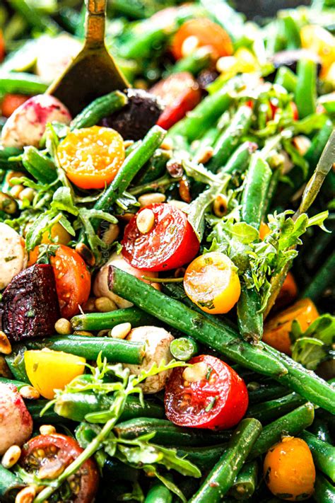 Green Bean Salad With Balsamic Basil Vinaigrette Make Ahead Tips And Tricks Green Bean Salads