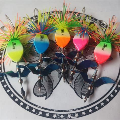 Jual Umpan Slatter Slashbait Buzzbait Mini Toman Gabus VMC 7925 LSK