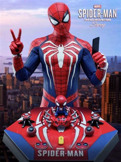Hot Toys HotToys Spiderman Spider Man PS4 Advanced Suit VGM31 Hobbies Toys Toys Games On