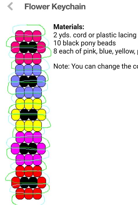 Printable Pony Bead Patterns