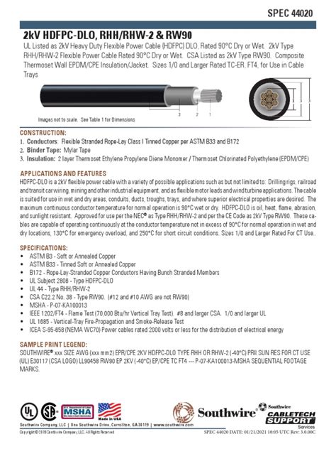 Anixter Spec 44020 Dlo Cable Pdf Pdf Electrical Wiring Civil
