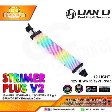 LIAN LI STRIMER PLUS V2 A RGB 12 4 PIN 12VHPWR 12 Light GPU VGA