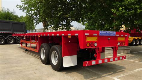 Tri Axle Trailer For Sale Ft Trailers For Sale Flatbed Trailer