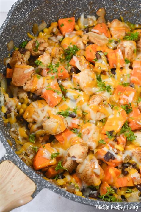 Maple Glazed Skillet Chicken Breasts With Sweet Potato Hash Artofit