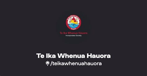 Te Ika Whenua Hauora Instagram Facebook Tiktok Linktree