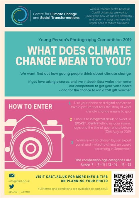 Young person's climate change photography competition - cast.ac.uk