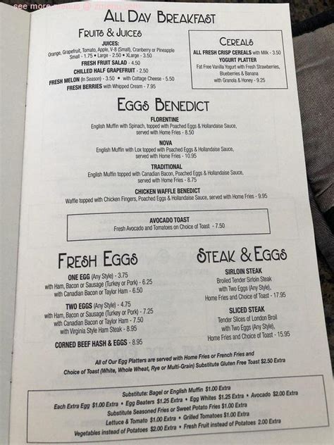 Online Menu of Matthews Diner Restaurant, Waldwick, New Jersey, 07463 - Zmenu