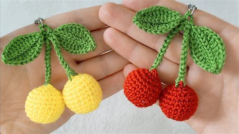 Amigurumi Keychain Cherry Keychain Making YouTube