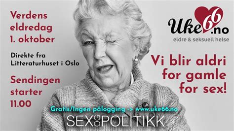 Privat Til Redaksjonen Lenke Til Konferanse Om Eldre Og Seksuell Helse