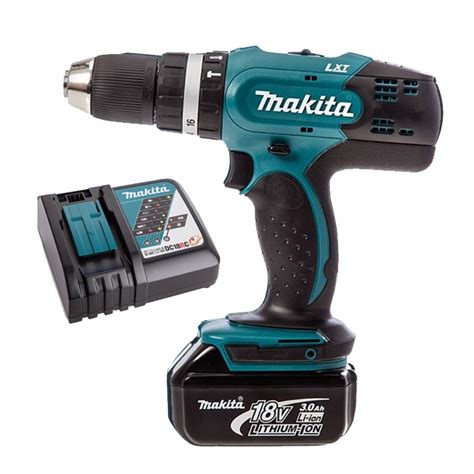 KUBEX Makita DHP453RFX8 Masina De Insurubat Si Gaurit Cu Percutie Cu