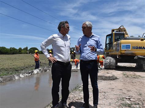 Cagliardi Y El Ministro Katopodis Recorrieron Las Obras De Pavimento