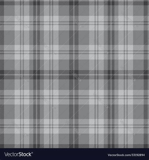 Grey Plaid Tartan Checkered Seamless Pattern Vector Image