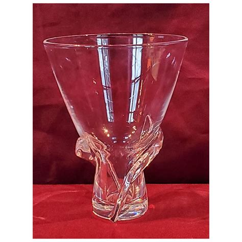 Steuben Spiral Twist Art Glass Vase Sweet C S Collectibles Ruby Lane