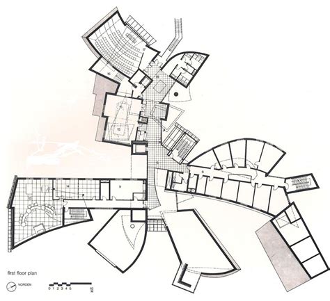 Unique Floor Plan Museum Plan Museum Flooring Frank Gehry