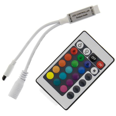 IR RGB Mini Stripe Controller 24 Key 312201 Matrix Handels GmbH