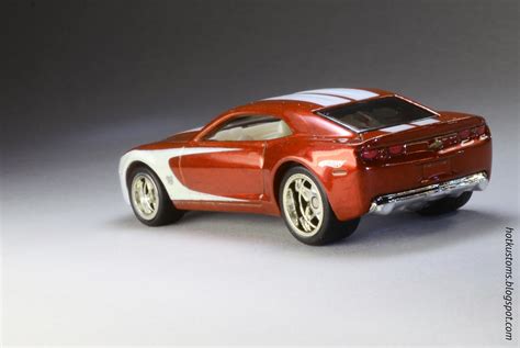 Hot Kustoms Mini Cars Hot Wheels Chevy Camaro Concept Super Treasure Hunt