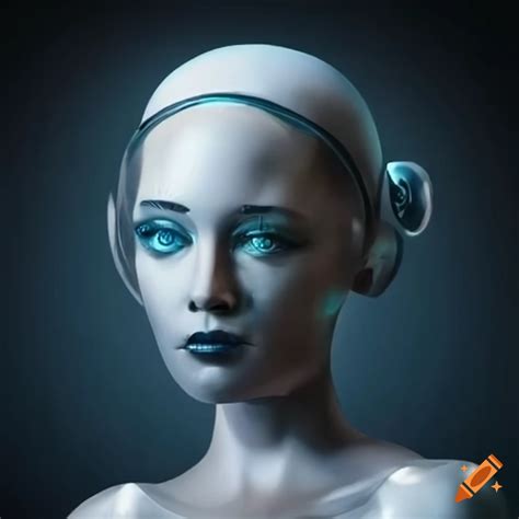 Beautiful Aphrodite Robot In A Futuristic City On Craiyon