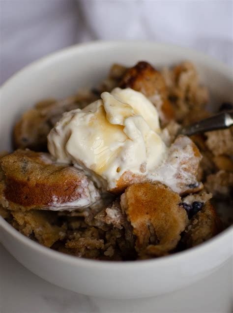 Old Fashioned Bread Pudding With Vanilla Sauce New England