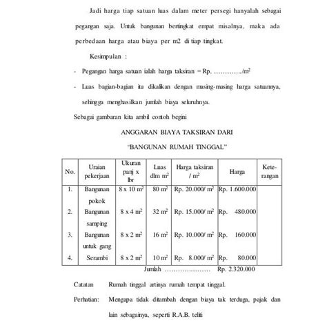 Contoh Surat Penawaran Harga Proyek Rumah Tinggal Contoh Surat