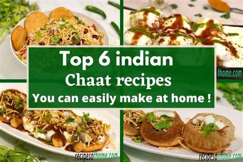 Top 6 Indian chaat recipes | Easy chaat recipes | Indian street food