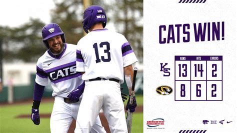 K State Baseball On Twitter Cats Win KStateBSB