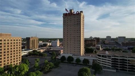 Drone Shot Of The Alico Building In Down Stock Video Pond