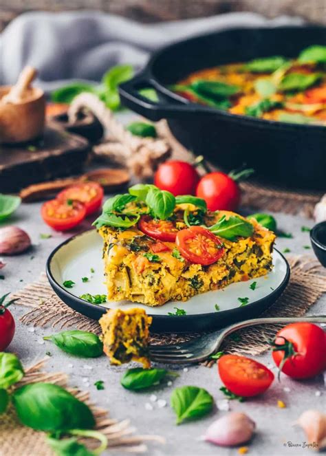 Vegane Frittata Mit Gem Se Und Kichererbsenmehl Bianca Zapatka Rezepte