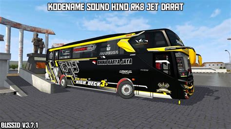 Kodename Sound Hino Rk Jet Darat Bussid V Youtube