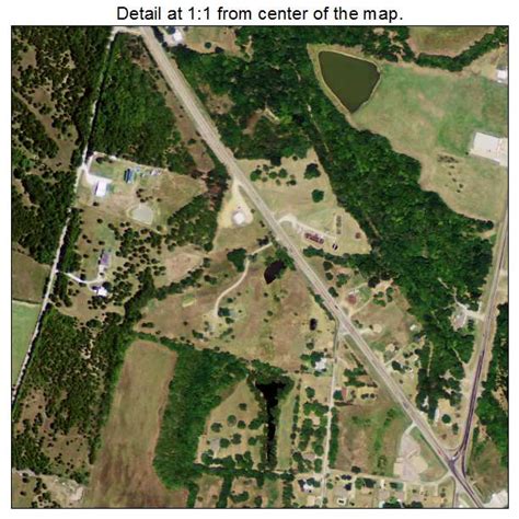 Aerial Photography Map of Bells, TX Texas