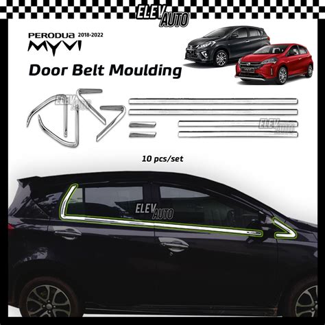 Perodua Myvi G Chrome Door Belt Moulding Window Lining