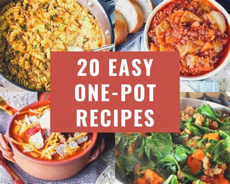 20 Easy One Pot Recipes Just A Pinch