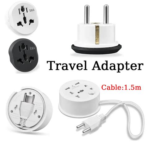 Universele Plug Converter Fr Au Us Uk Naar Eu Ac Power Reisadapter Hoge