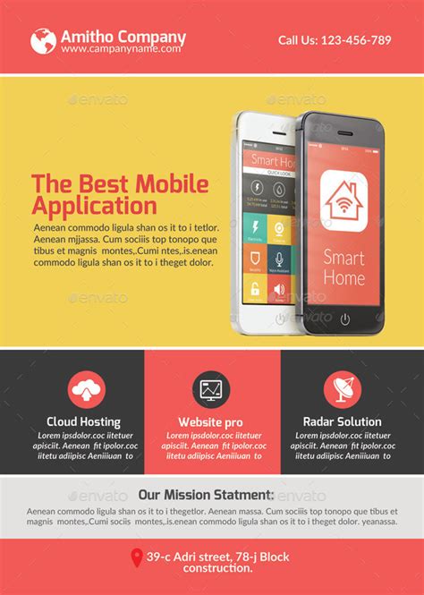 Mobile Apps Promotion Flyer Template By Designhub719 GraphicRiver