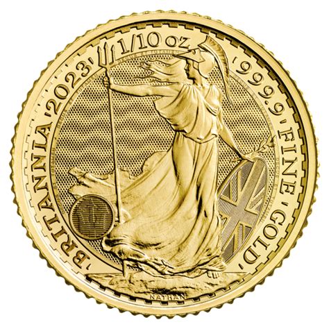 1/10 oz Britannia Gold Coin | 2023 | Bitgild