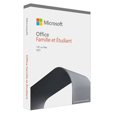 Microsoft Office Famille Et Etudiant 2021 Europe Logiciel