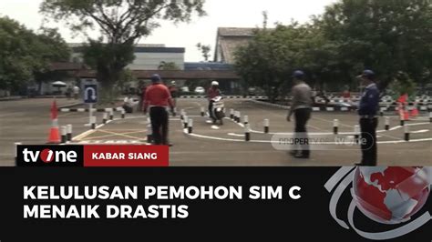 Lintasan Baru Ujian Praktik Pembuatan SIM C Lebih Mudah Kabar Siang