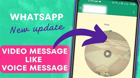 How To Send Video Message On Whatsapp Whatsapp Video Message Whatsapp