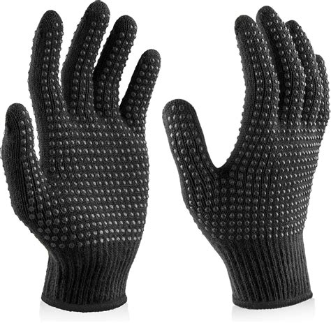 Benherofun Heat Resistant Gloves With Silicone Bumps Professional Heat Gloves For