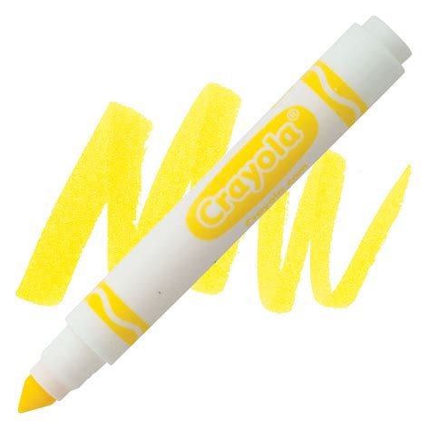 Crayola Broad Line Marker Yellow Blick Art Materials