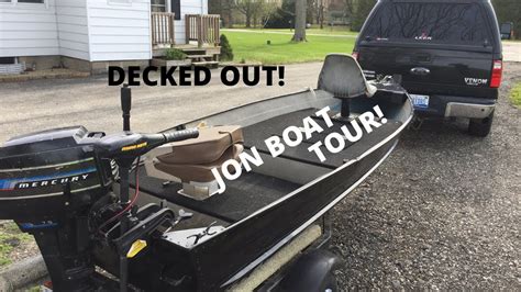 Decked Out Diy Jon Boat Ft Aluminum Boat Build Tour Youtube