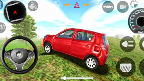 Red Alto Car Simulator Game Indian Cars Simulator 3D Maruti Suzuki