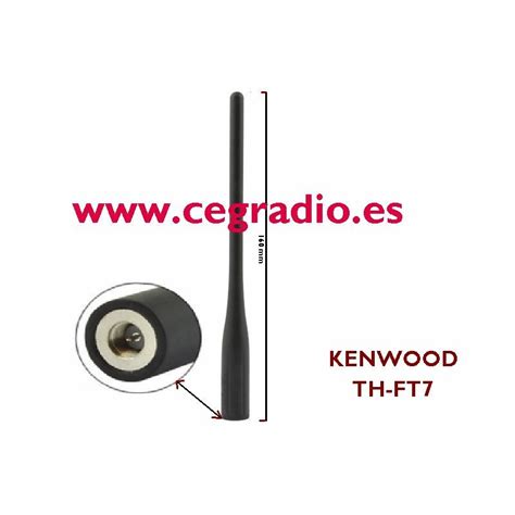 Antena Original Kenwood Th Ft7e Sma Macho Vhf Uhf